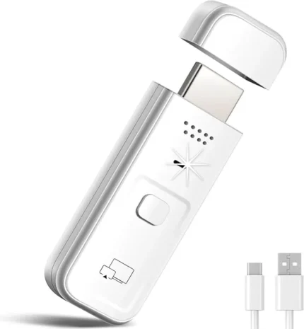 Wireless HDMI Display Adapter, 4K Decode 1080P Output, Plug & Play Portable Wireless HDMI, 2.4G&5G, Streaming Video and Audio from Laptop, PC, Tablet or Smartphone onto HDTV Projector Monitor