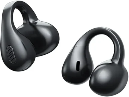 TONEMAY Q8 Open Ear Headphones,Clip On Earphones,LDAC Hi-Res Spatial Audio Wireless Earbuds,Lightweight Comfort,Bluetooth 6.0,Stable Fit,40H Playtime,IPX5 Waterproof for Running Gym