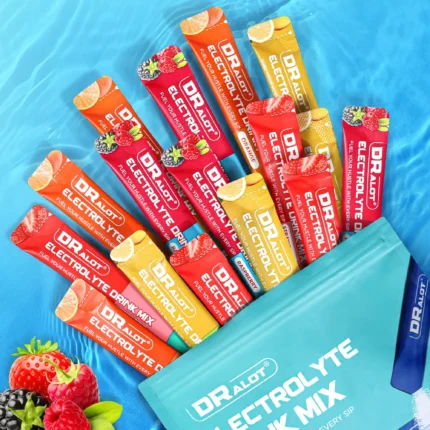 Sugar Free Electrolytes Powder with Natural Flavors, 3X Rapid Hydration Packets with 10 Electrolyte & Vitamins, Liquid Daily IV, Non-GMO, Gluten-Free, Keto, Vegan, 16 Sticks