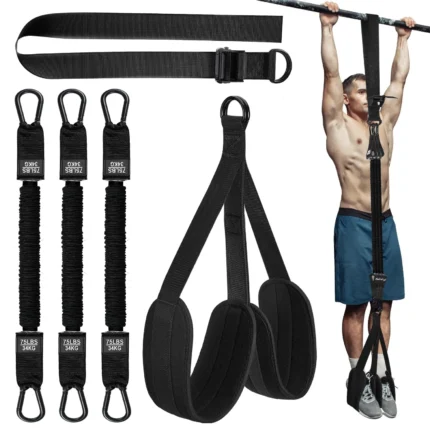 Pull Up Assistance Bands - Adjustable Heavy Duty Pull Up Assist Workout Bands for Men, Women, and Seniors - Resistance Bands for Pull Ups - Pull Up Bar Accessories (Green)