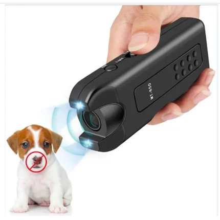 Dog bark training device