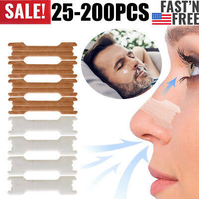 Nasal strips for sleeping