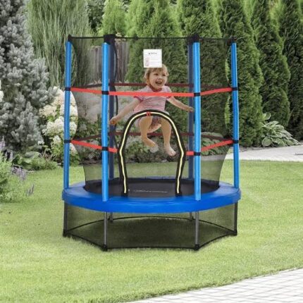 Trampoline for kids basketball