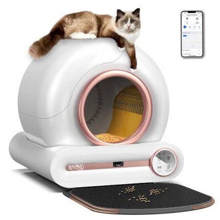 Self cleaning litter box