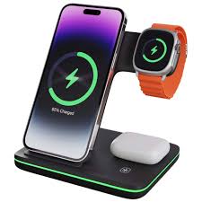 Triple wireless charger pad