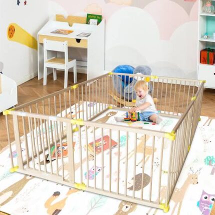 Wooden playpen