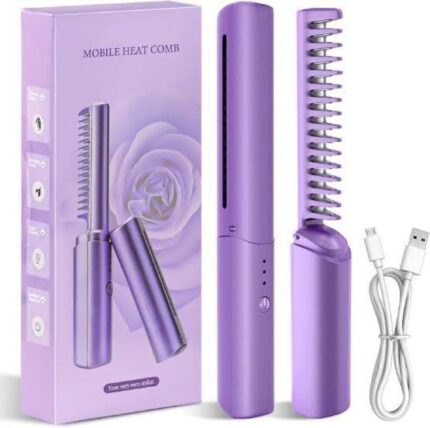 Cordless hair straightener