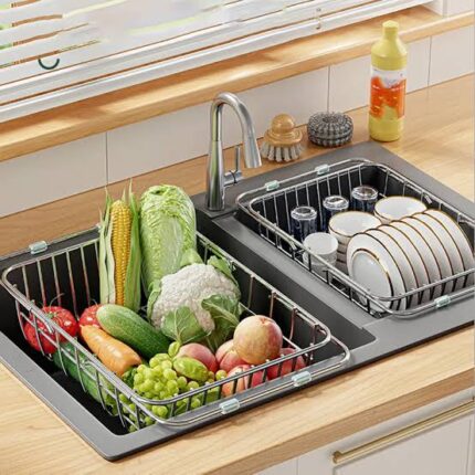 Dish drying rack for kitchen