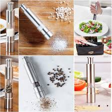 Electric salt and pepper grinder