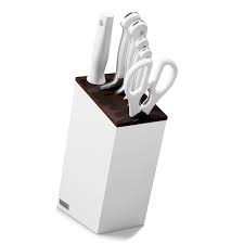 Knife set white