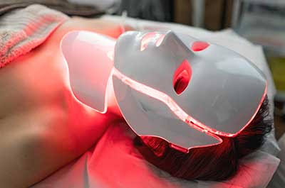 Red light therapy for face