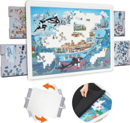 Rotating puzzle board