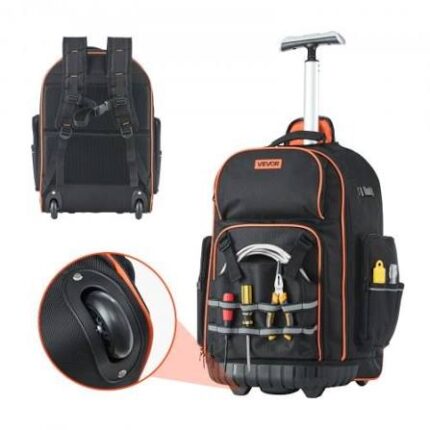 Rolling Tool Bag with Wheels