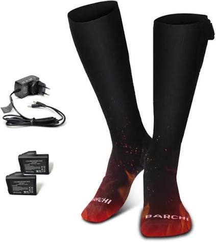 Heated socks for men