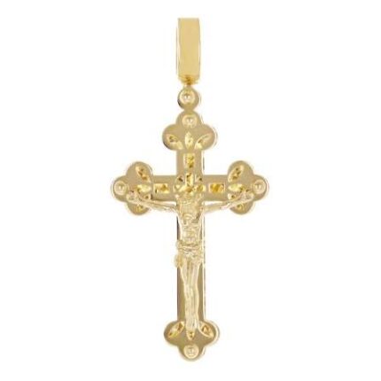 Gold Gothic Chrome Cross