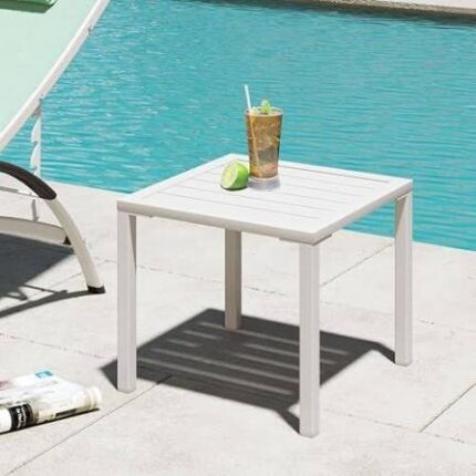 Square outdoor side table