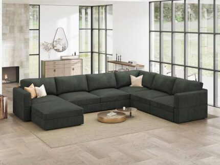 Oversized Boneless Sectional Couch