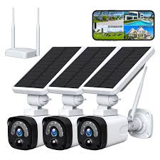 Solar security camera