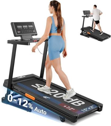 Treadmill with incline