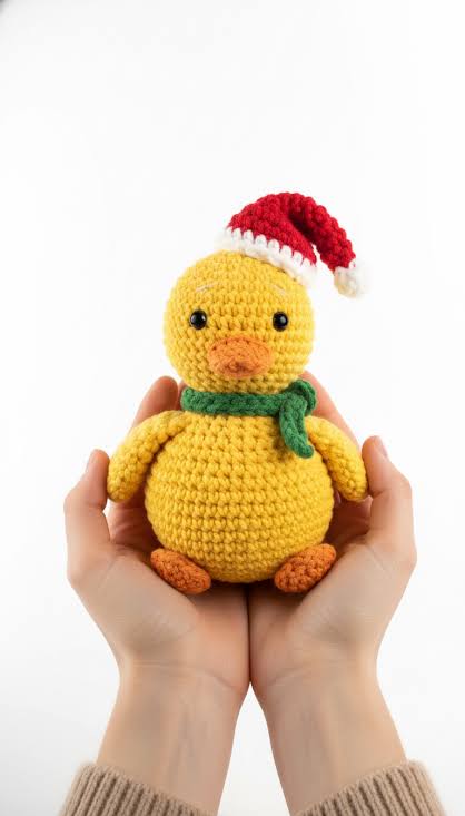 Crochet Christmas Duck