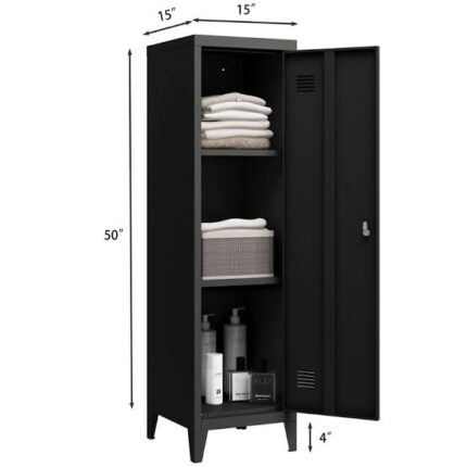 Metal locker storage