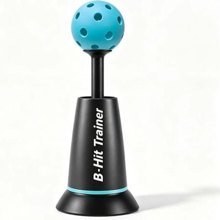 Sports Tee Popper, Durable Nylon Strength, Batting Tee for Perfect Swings, Baseball Training for Hitting Without a Pitcher 1 Popper Ball Included