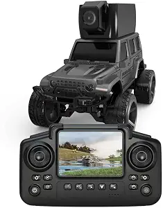 1:64 FPV RC Car Toys with Magnetic 45° Camera for Kids, Mini Remote Control Truck with LCD Screen, Live Video, App, 2 Speed, 2.4GHz Indoor Toy for Boys Girls 6 12 Years Old, Birthday
