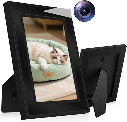 Hidden Spy Security Camera Picture Frame, Mini Wireless NannyCam | 1080p Small Camera, Motion Detection, Microsd Loop Recording, Indoor Video Surveillance Cameras For Home/Pet/Office, No Wifi