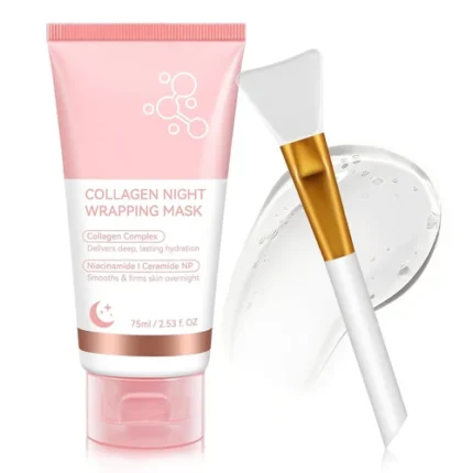DR.YMAN Collagen Wrapping Mask – Hydrating Peel-Off Facial Mask with Hydrogel Formula, Boosts Skin's Visible Fullness & Radiance, Gentle for Most Skin Types, 2.53 fl.oz (Not for Overnight Use)