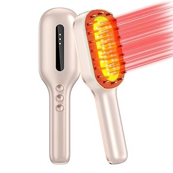 Laser Therapy Hair Growth Comb,red light therapy for hair growth (Pink1)