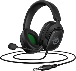 Flare X Wired Gaming Headset with Mic for Xbox Series S/X PS5 PC | 50mm driver, Flip-to-mute cardioid mic, 3.5mm audio jack