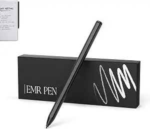 Magnetic Stylus Compatible with Remarkable 2 Pen with Eraser | 4096 Pressure Levels, Palm Rejection, Tilt Support ＆ 5 Tips, Scribe Pen Compatible with Remarkable 2/1/ Kindle Scribe/Black