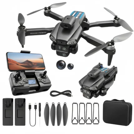 GPS Drone with 4K Camera for Adults, 4.5-inch Screen on Controller, 2 Batteries for 60-Min Flight Time, FPV RC Drone with Brushless Motor, GPS Auto Return, Foldable Quadcopter for Beginners