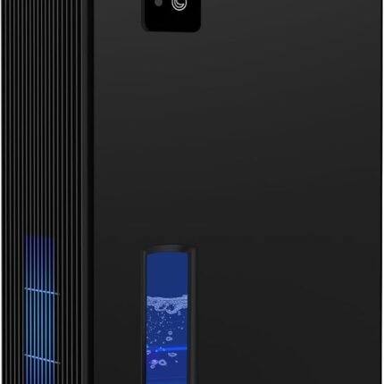 NineSky Dehumidifiers for Home, 1000 Sq.Ft Dehumidifier with 95oz Water Tank, Quiet Dehumidifier for Basement Bathroom Bedroom with 7-Color Ambient Light & Auto Shut Off, (Grey)