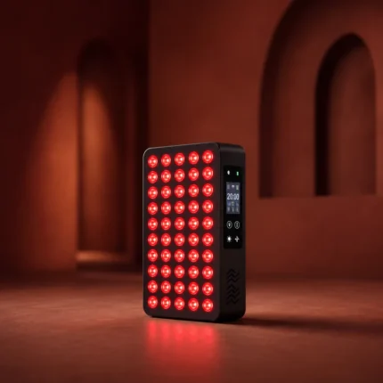 Red Light Therapy for Body, 660nm 850nm Near Infrared Light Therapy Panel, 60 Dual Chip LED Device with 300W of Power, Ideal for Body, Face, Improve Sleep, Skin Health, Includes Hanging Kit & Handle