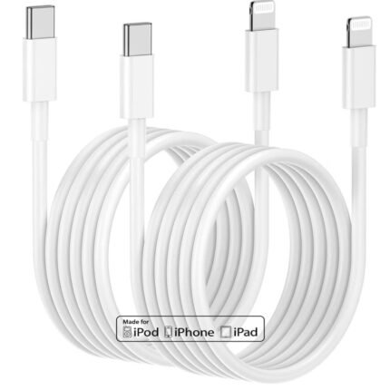 USB C to Lightning Cable, Compatible iPhone 14/13/12/11, Lightning Devices 20W Lightning cable,2 Pack 10FT,Type c to Lightning Fast Cable,MFi Certified Extra Long iPhone Charger Cord